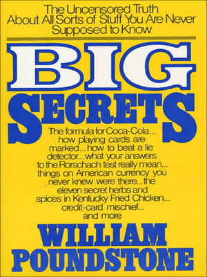 cover image of Big Secrets